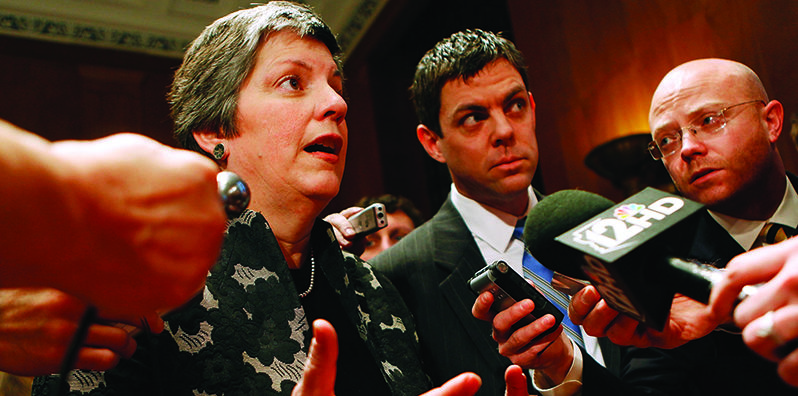 Janet Napolitano Testifies At Senate Confirmation Hearing