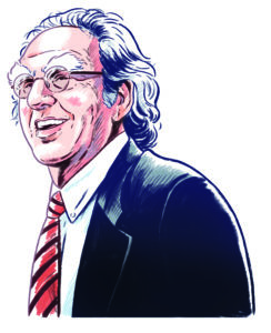 Drawing of Howard Charney