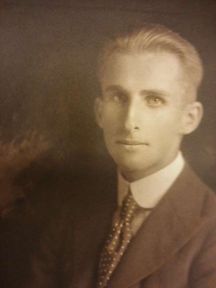 Arthur Spearman in 1918