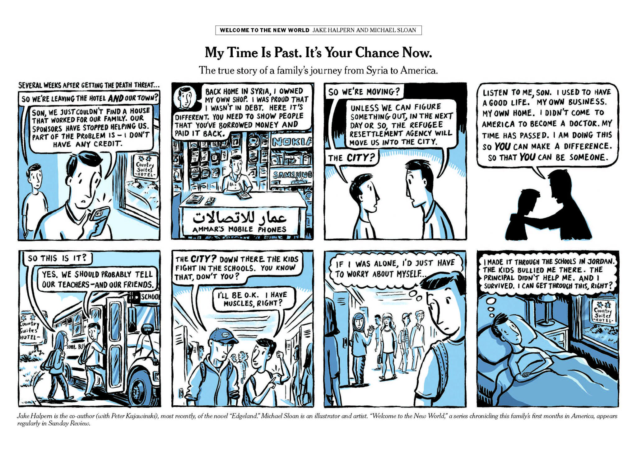 A comic strip for the New York Times