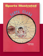 View from the hoop: Bud Ogden on the cover of the Feb. 10, 1969 Sports Illustrated.
