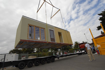 Easy does it: loading the house for transit