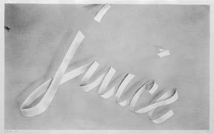 Ed Ruscha, Juice, 1967