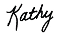 Kathy Kale signature