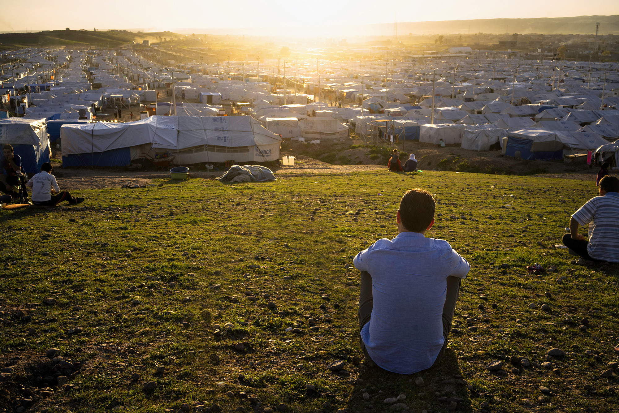 Khaled Hosseini, Goodwill Ambassador For Unhcr, The Un Refugee Agency, Visits Syrian Refugees In Norther Iraq