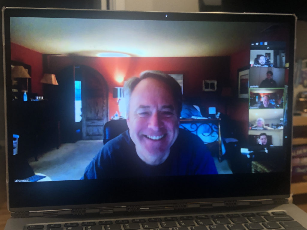 Quentin Cooper on Zoom