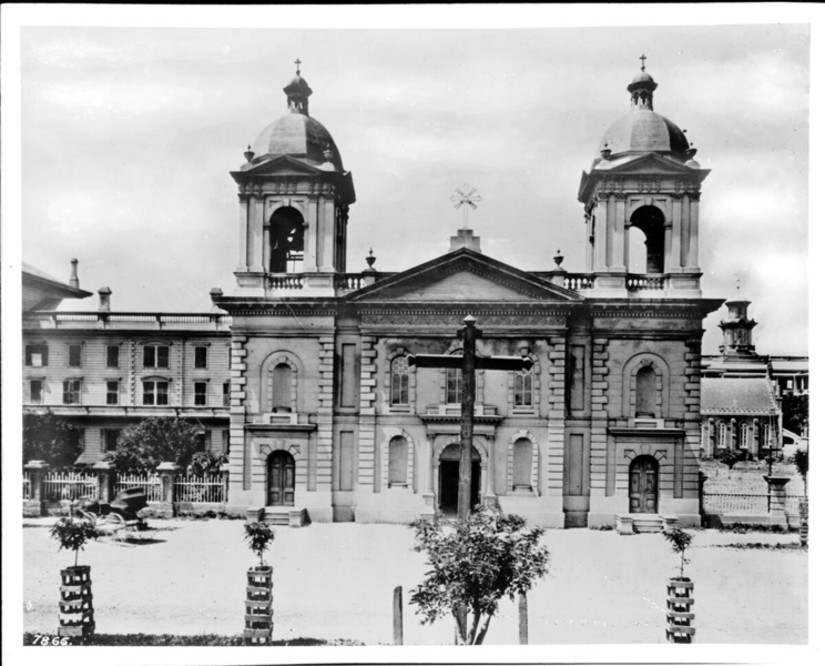 View Of The Mission Santa Clara De Asis, Ca.1865(?)