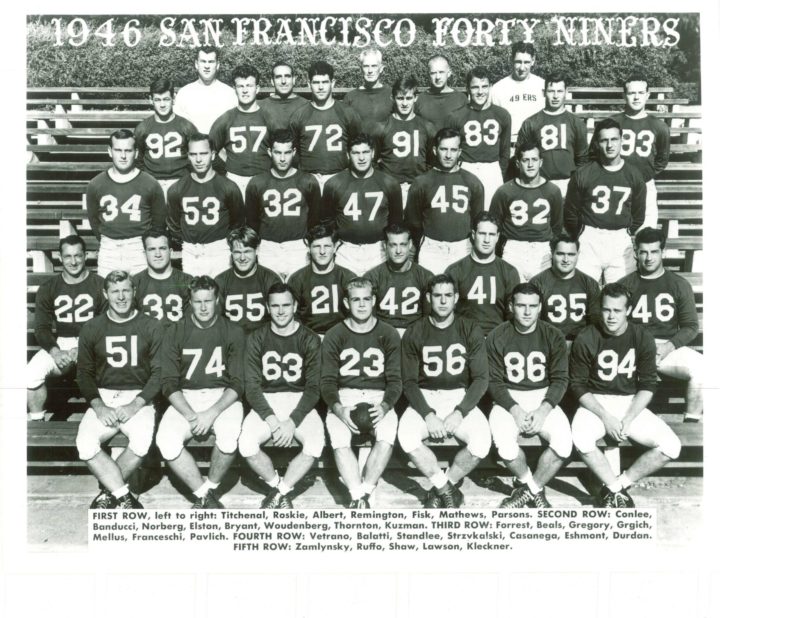 Sf 49ers 1946 Team (1)