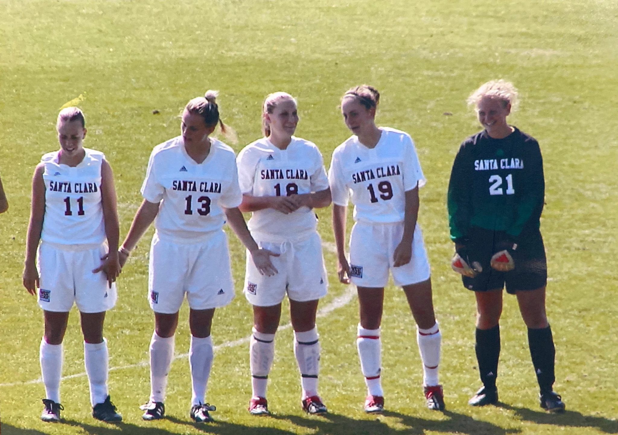 Erin Pearson soccer line-up