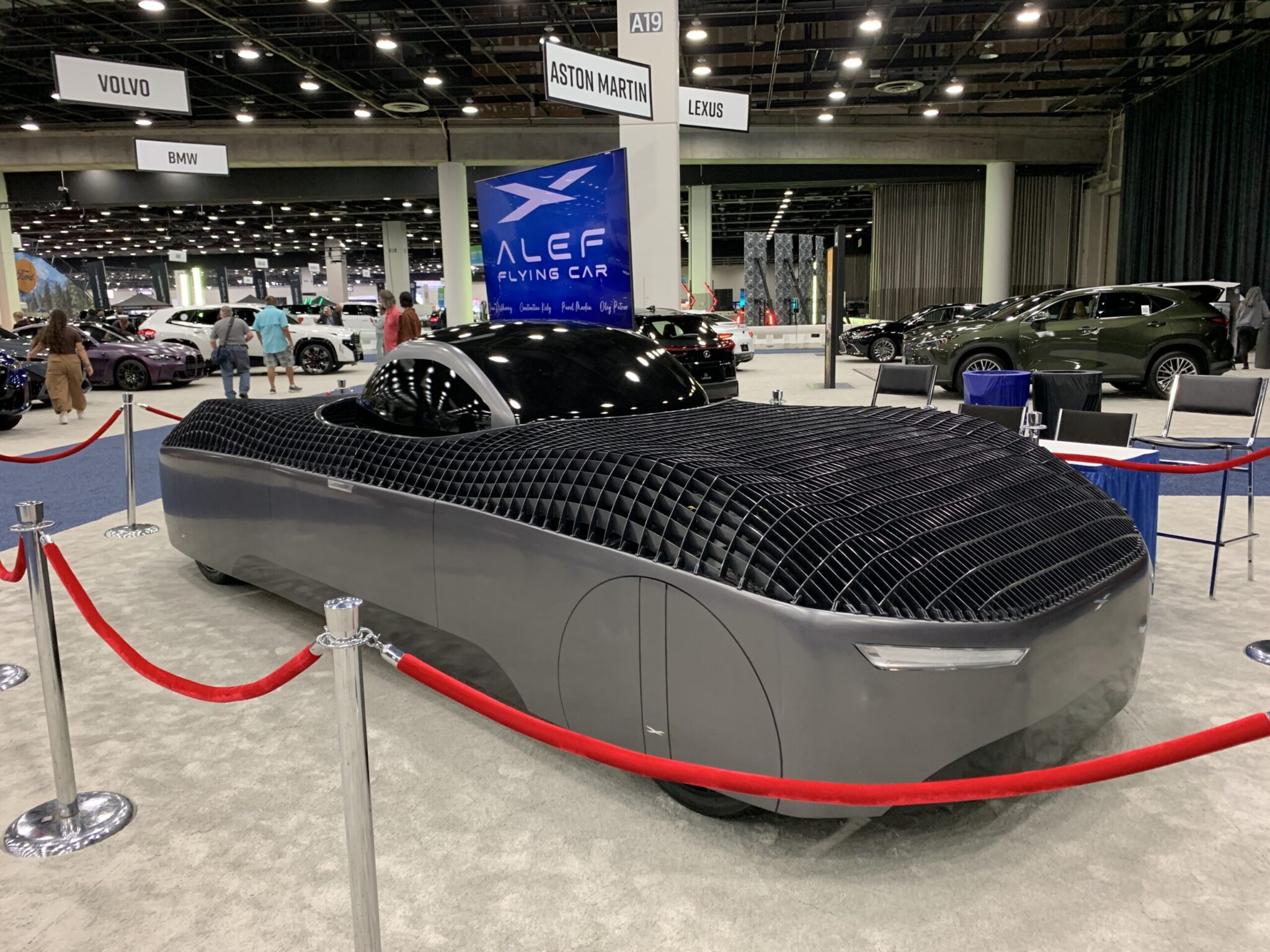 Alef Flying Car At Detroit Auto Show 2023 Front