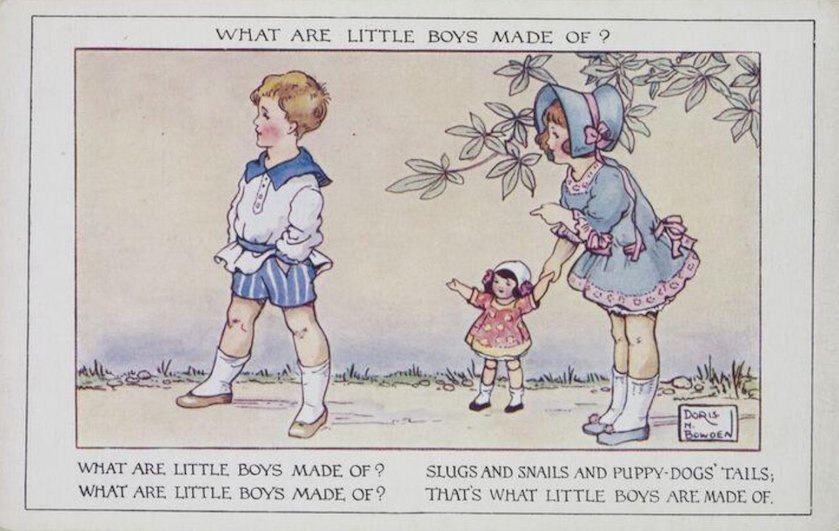 Little Boys Nursery Rhyme. Courtesy Victoria and Albert Museum.